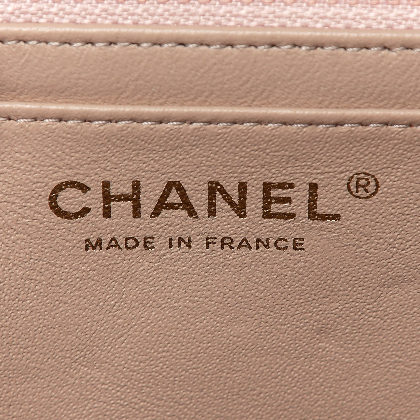 Caviar Quilted Jumbo Single Flap Beige Clair