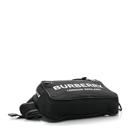 Burberry Econyl Logo Print Large Cannon Bum Bag Black 4 of 11