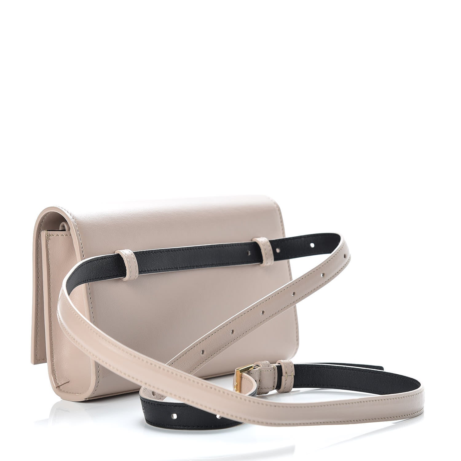 Saint Laurent Smooth Calfskin Monogram Kate Belt Bag Natural 3 of 9