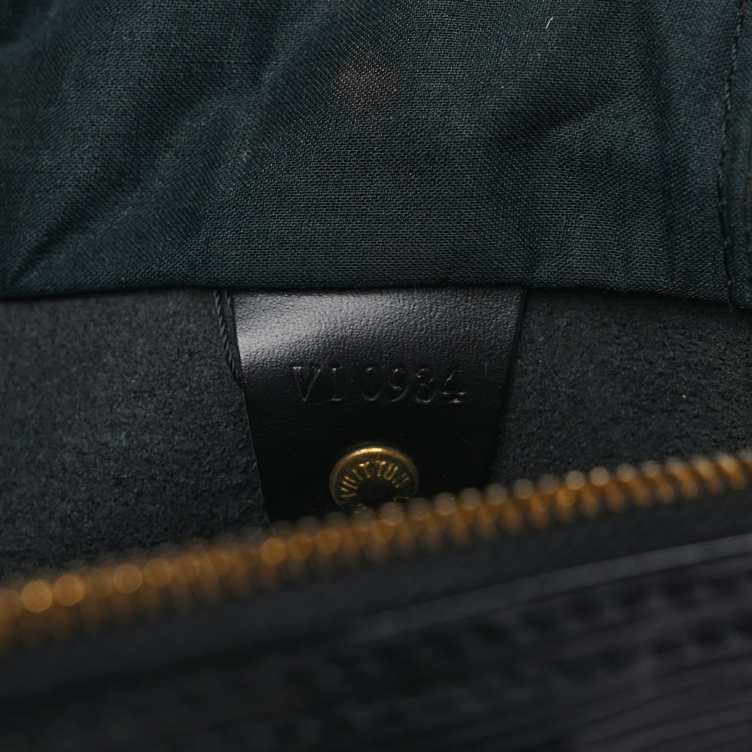 Louis Vuitton Epi Speedy 25 Black 7 of 11