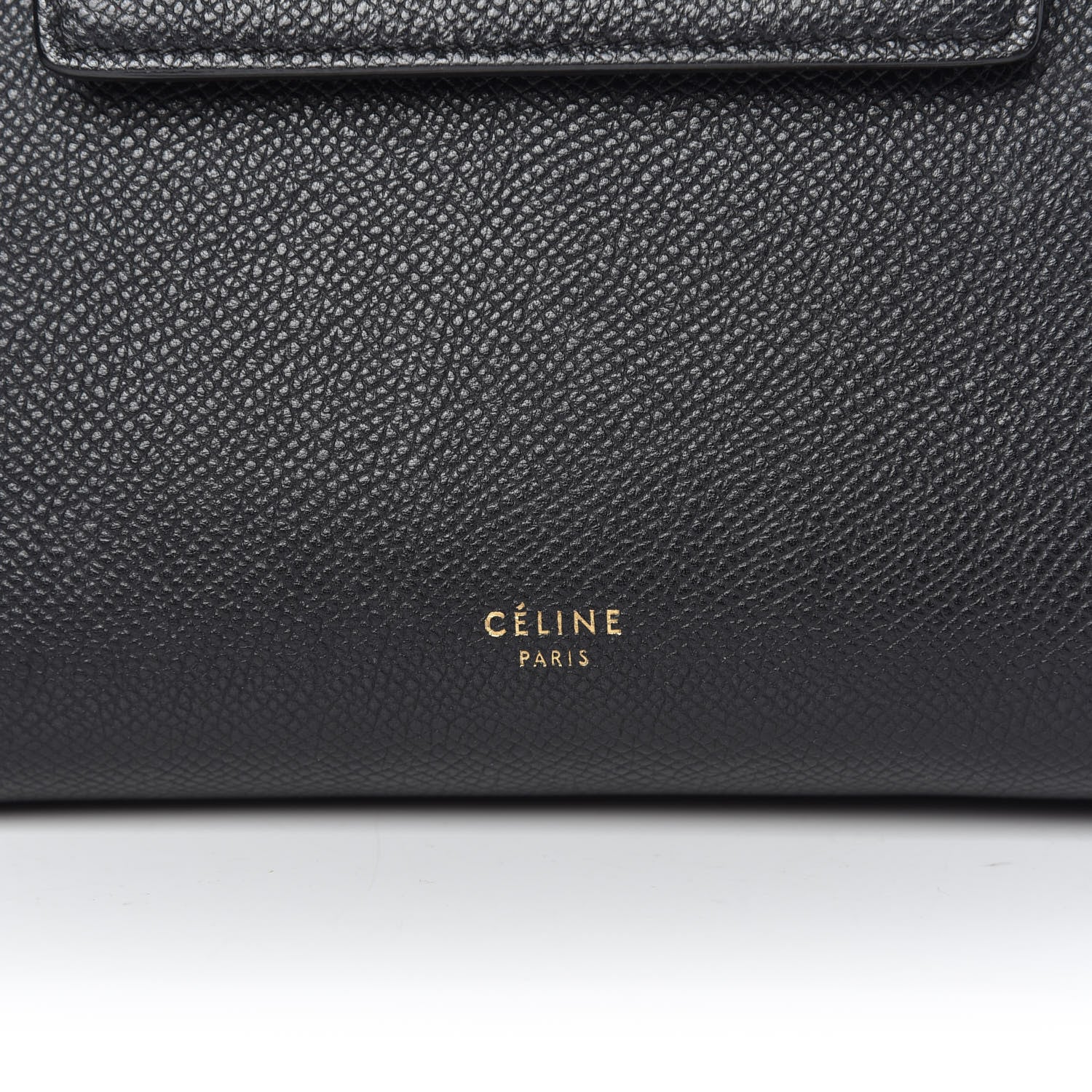 Celine Grained Calfskin Nano Belt Bag Black 8 of 9