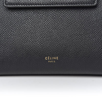 Celine Grained Calfskin Nano Belt Bag Black 8 of 9