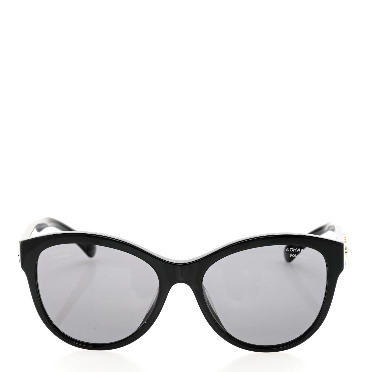 Chanel Acetate Pantos Logo Sunglasses 5458-A Black 2 of 9