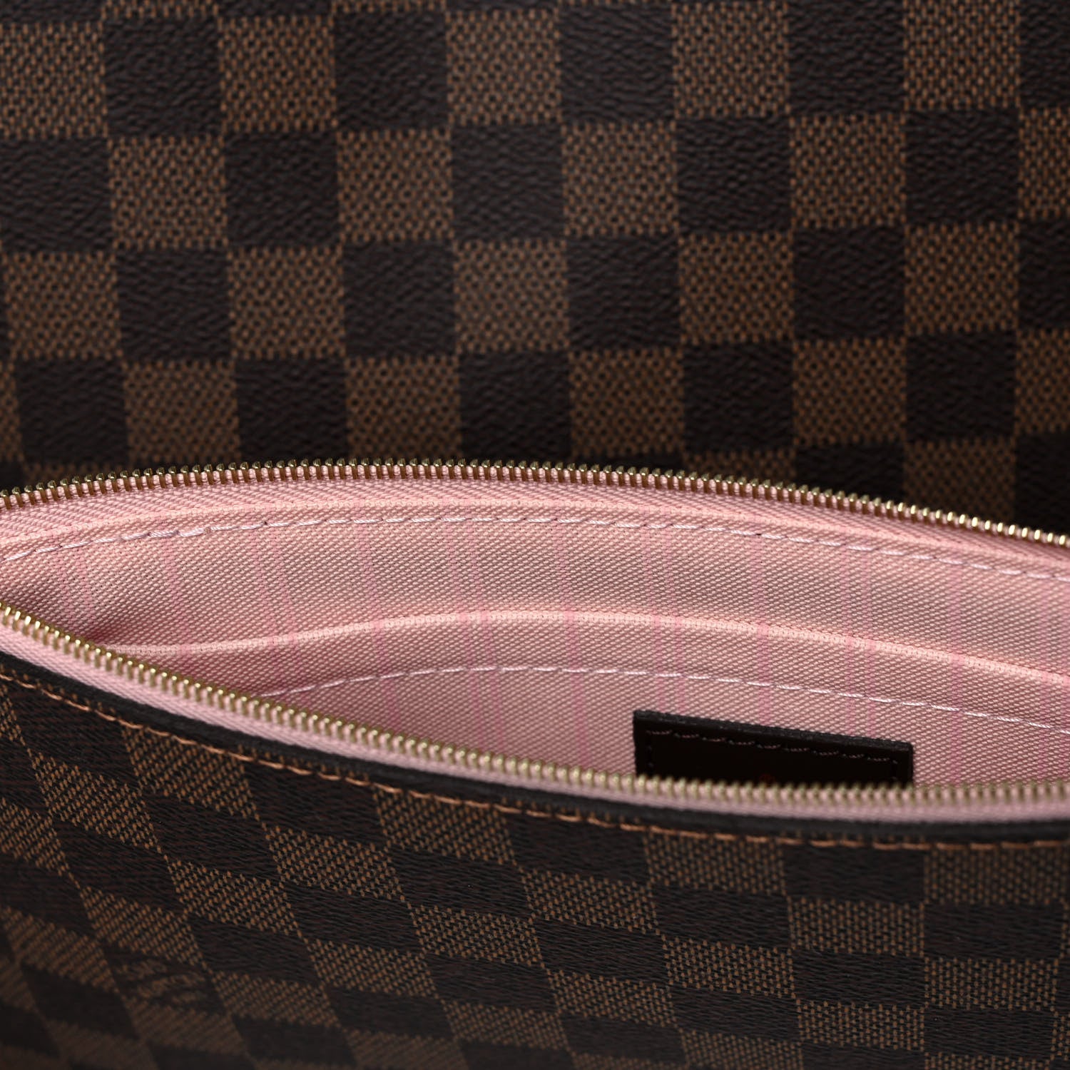 Louis Vuitton Damier Ebene Neo Neverfull MM Rose Ballerine 15 of 15