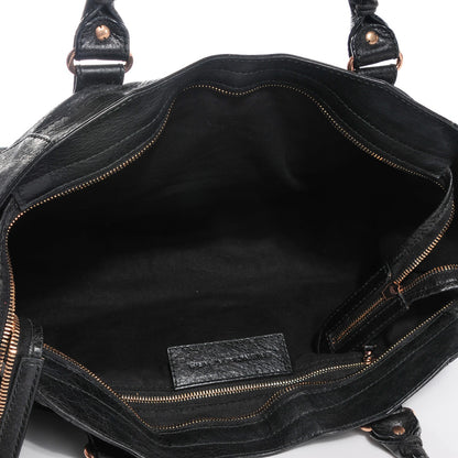 Balenciaga Agneau Giant 12 Rose Gold Hardware Part Time Black 10 of 14