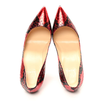 Christian Louboutin Ayers Metalgloss Pigalle Follies 100 Pumps 40 Loubi 2 of 8