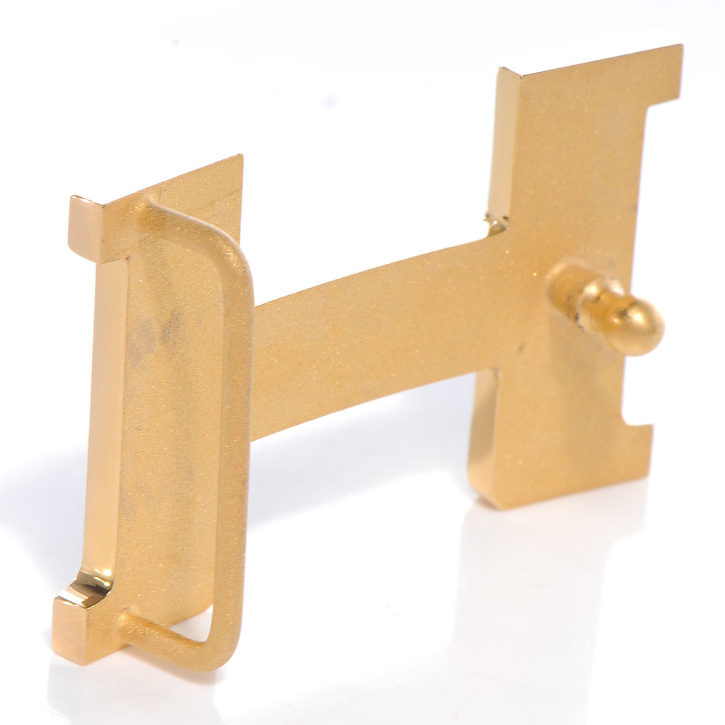 24mm Constance H Belt Buckle Brushed Gold Plated