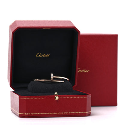 Cartier 18K Pink Gold Diamond Juste Un Clou Bracelet 16 5 of 5