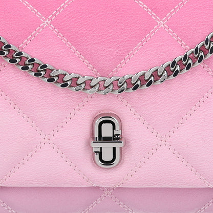 Marc Jacobs Quilted Dual Chain Small Shoulder Bag  Pink 8 of 10