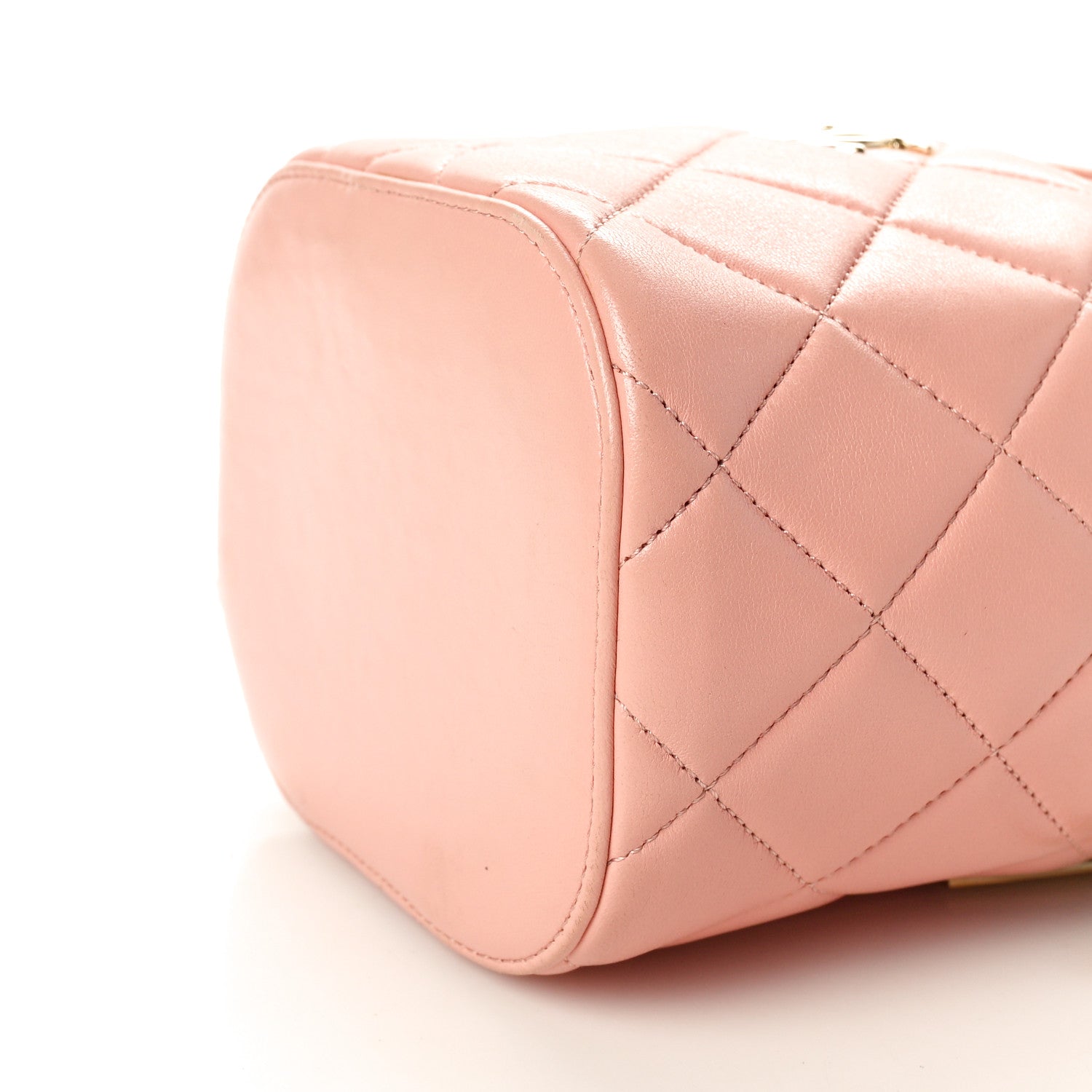 Chanel Lambskin Quilted Trendy Vanity Case Pink 10 of 10