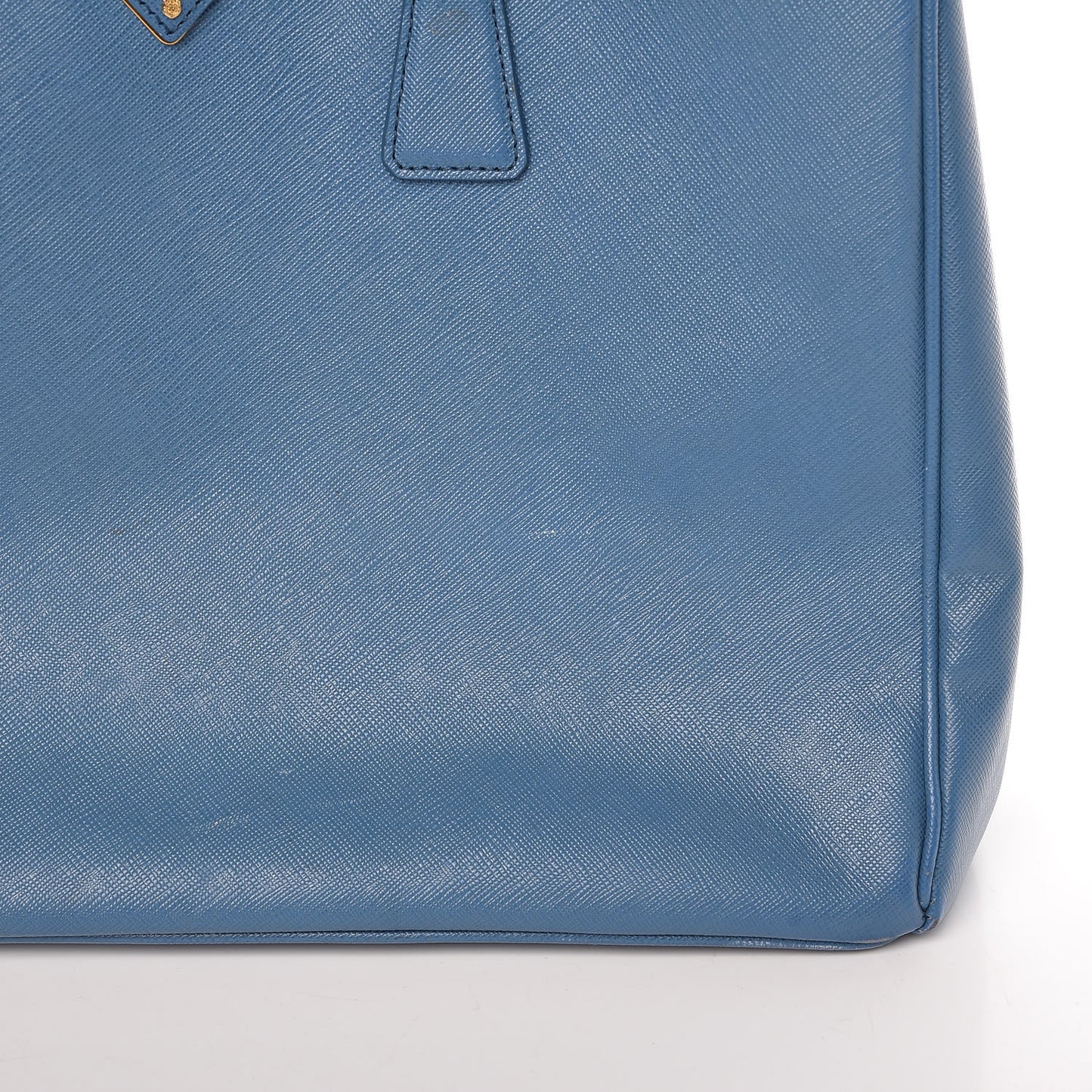 Saffiano Large Galleria Double Zip Tote Cobalto