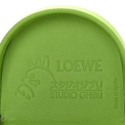 Loewe X MY NEIGHBOR TOTORO Calfskin Mini Heel Pouch Apple Green 7 of 7