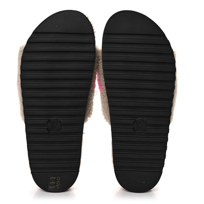 Louis Vuitton Shearling Paseo Flat Comfort Mule 41 Beige 5 of 8