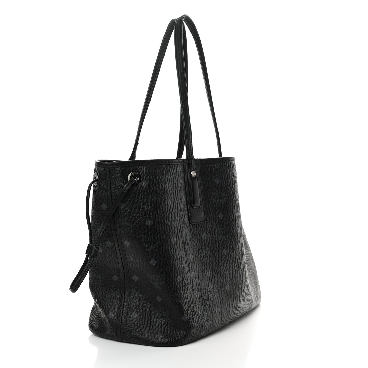 Visetos Medium Liz Reversible Shopper Tote Black
