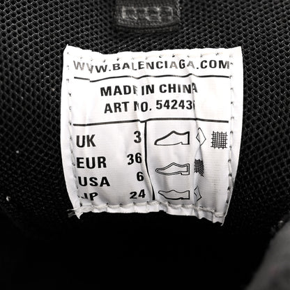 Balenciaga Rubber Mesh Bi-Color Mens Track.2 Open Sneakers 36 Beige Black 10 of 13