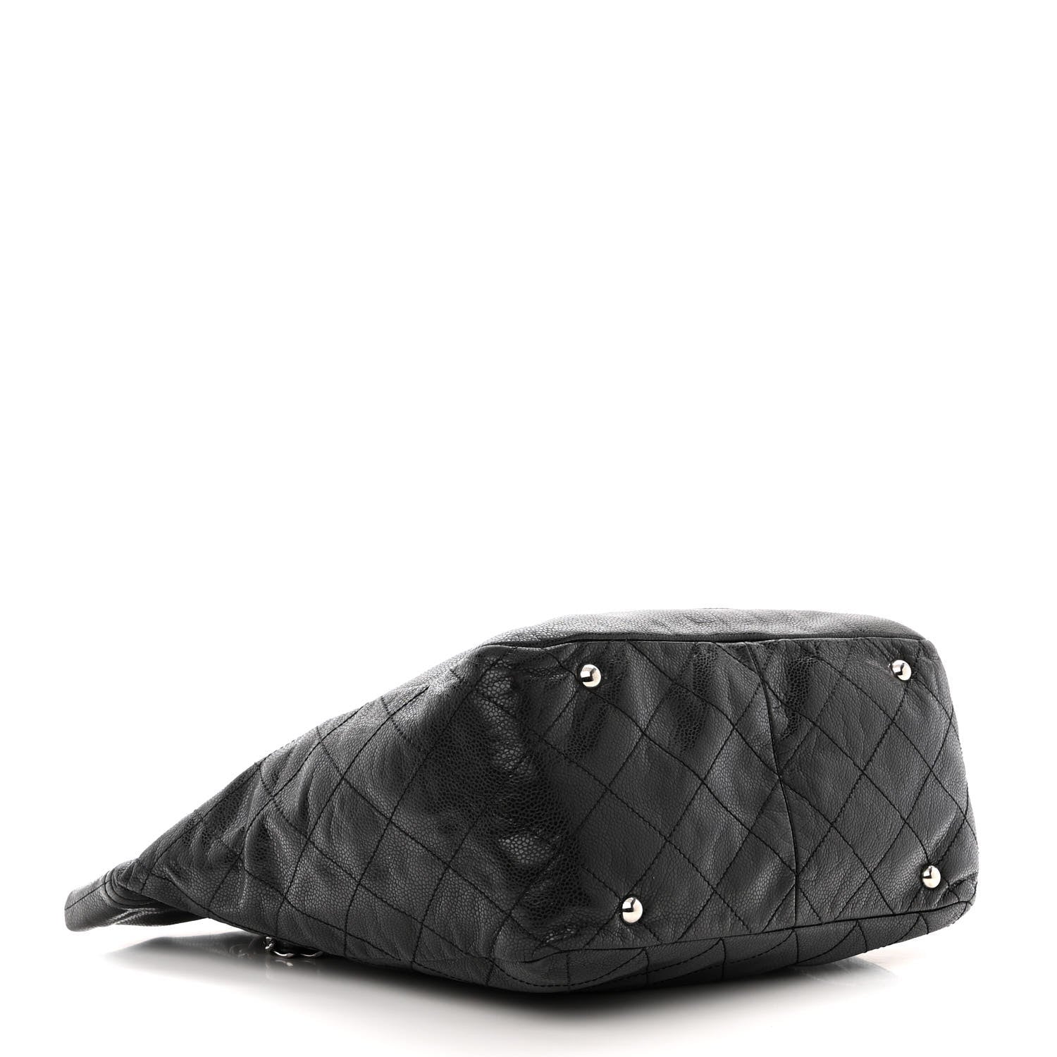 Chanel Soft Caviar Large Timeless CC Shoulder Bag Black 4 of 10