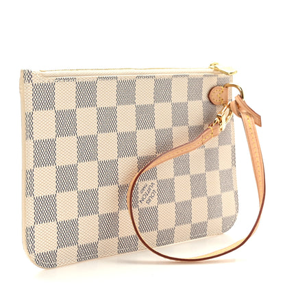Louis Vuitton Damier Azur Neverfull PM Pochette 3 of 6
