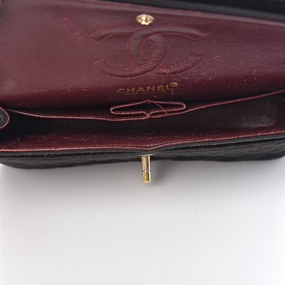 Chanel Jersey Quilted Small Double Flap Black 5 of 13