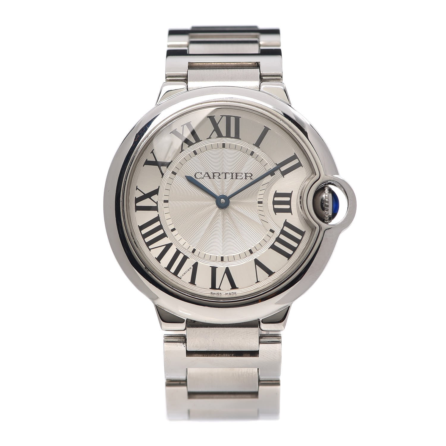 Cartier Stainless Steel 36mm Ballon Bleu De Quartz Watch 1 of 6