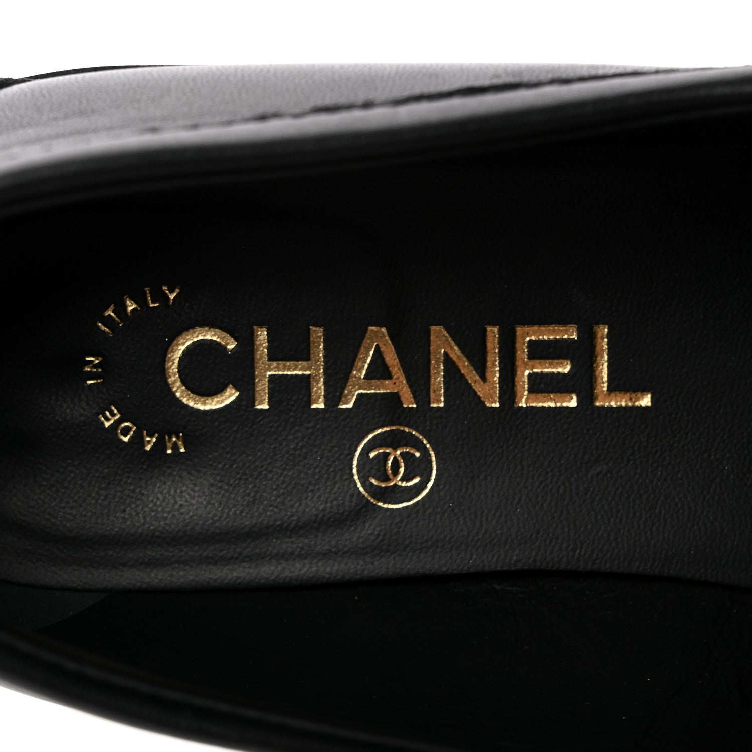 Chanel Lambskin Quilted CC Turnlock Loafers 38.5 Black 7 of 16