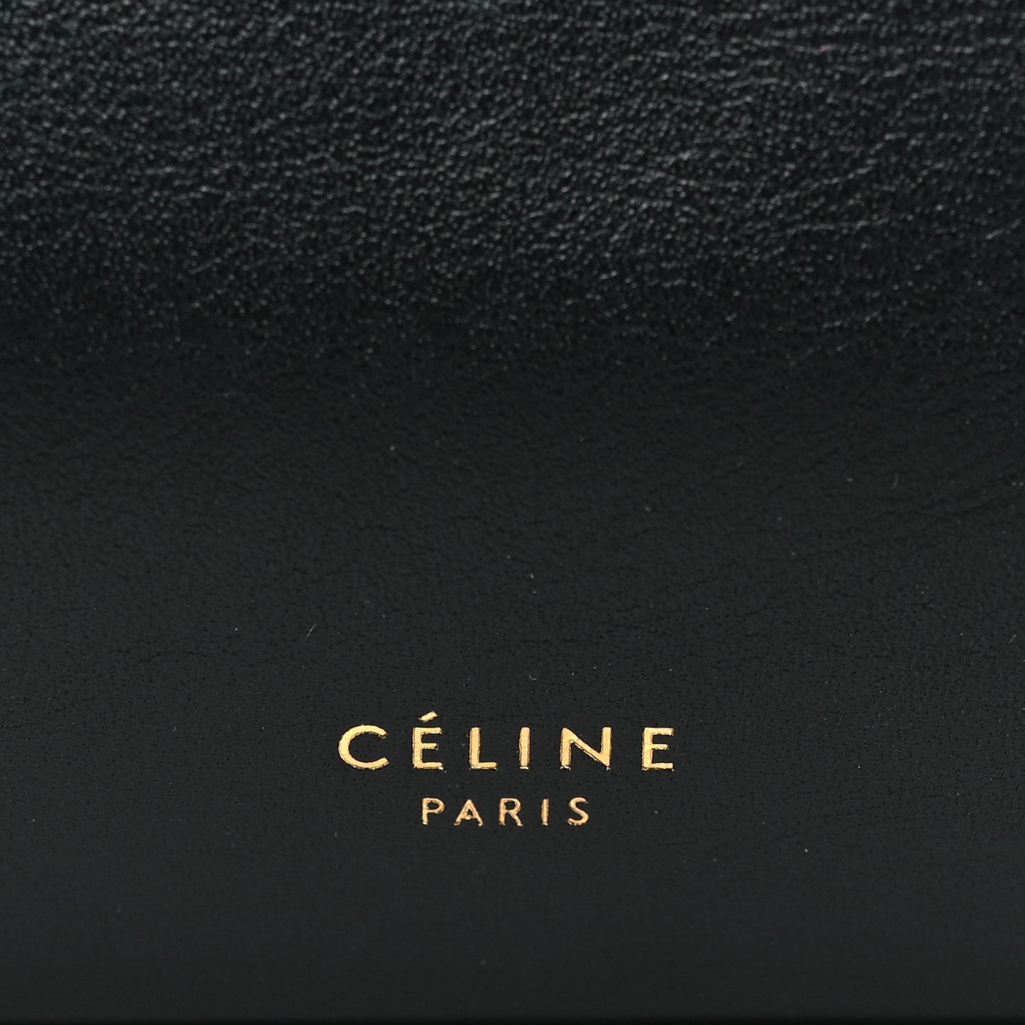 Calfskin Pleated French Lock Clutch Black