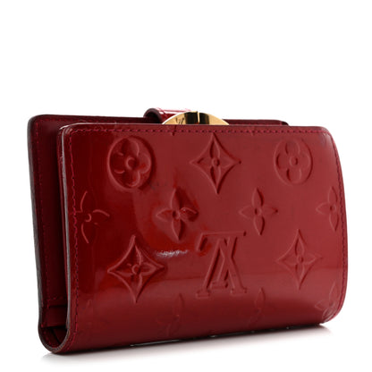 Louis Vuitton Vernis French Purse Wallet Pomme D'Amour 3 of 15