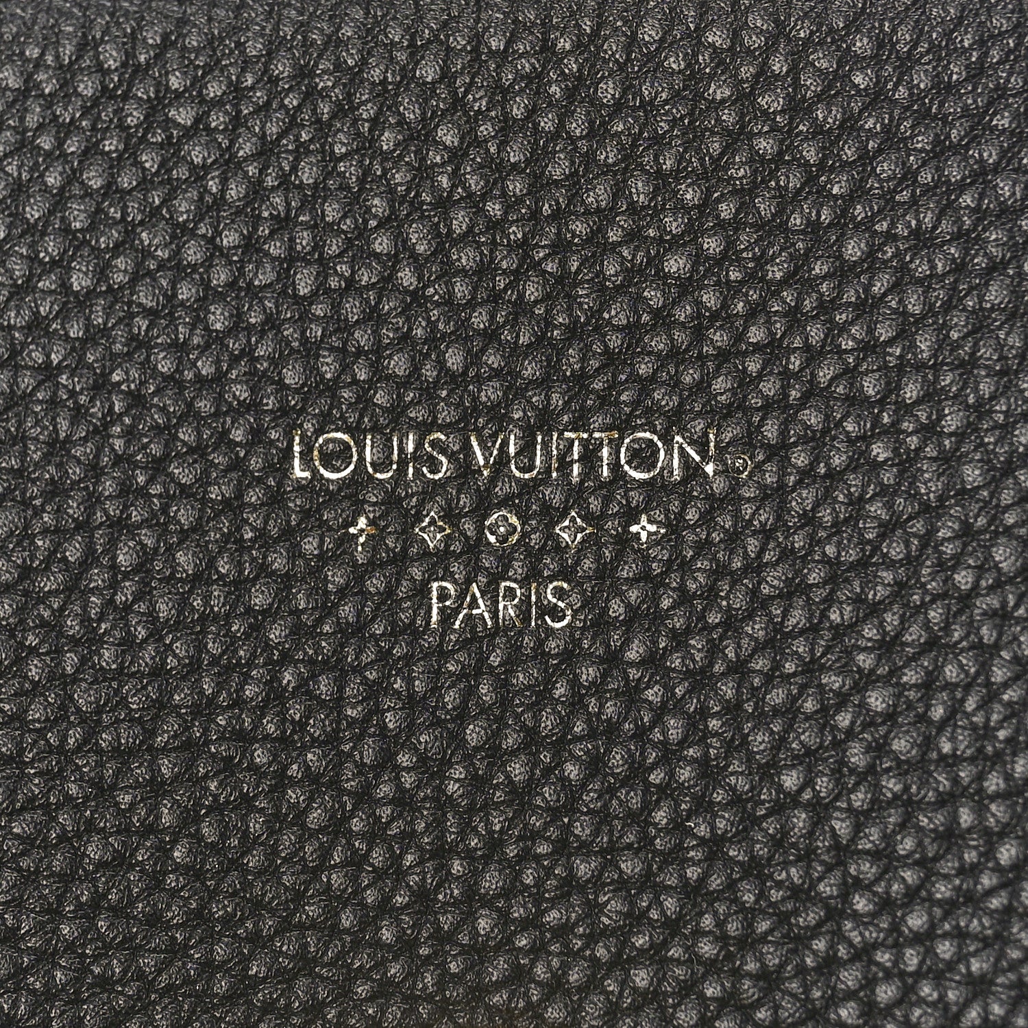 Louis Vuitton Grained Calfskin LV Pont 9 Soft PM Black 6 of 10