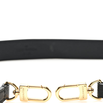 Louis Vuitton Calfskin Bagatelle Shoulder Strap Black 3 of 4