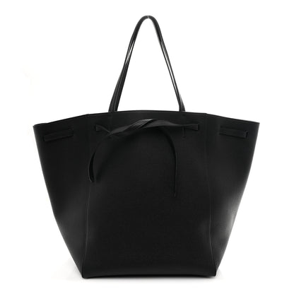 Celine Soft Grained Calfskin Medium Belt Cabas Phantom Black 1 of 10