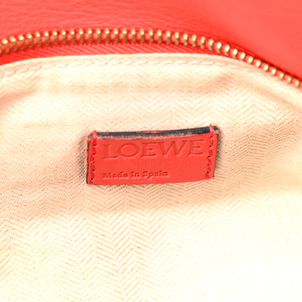 Loewe Calfskin Medium Puzzle Bag Scarlet 6 of 10
