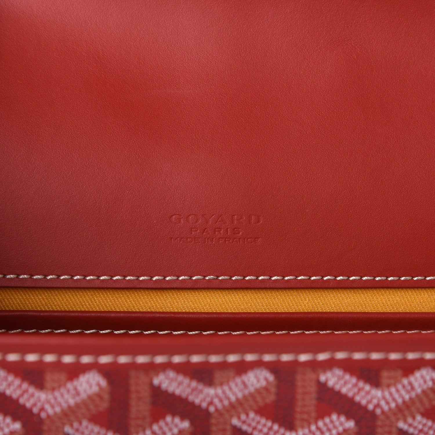 Goyard Goyardine Belvedere II PM Messenger Bag Red 7 of 10