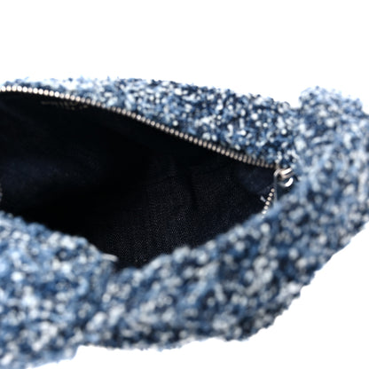 Bottega Veneta Denim Boucle Mini Jodie Indigo Silver 5 of 8