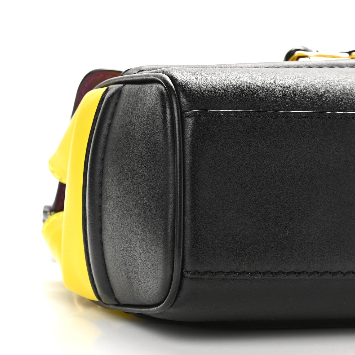 Versace Calfskin Medium Palazzo Empire Colorblock Crossbody Bag Multicolor 7 of 11