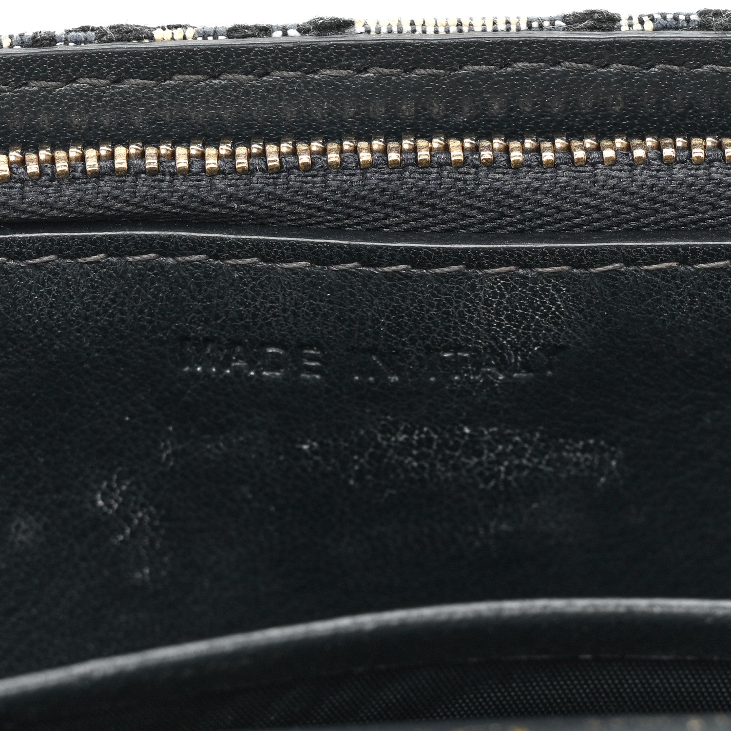 Christian Dior Oblique Saddle Belt Bag Blue 7 of 10