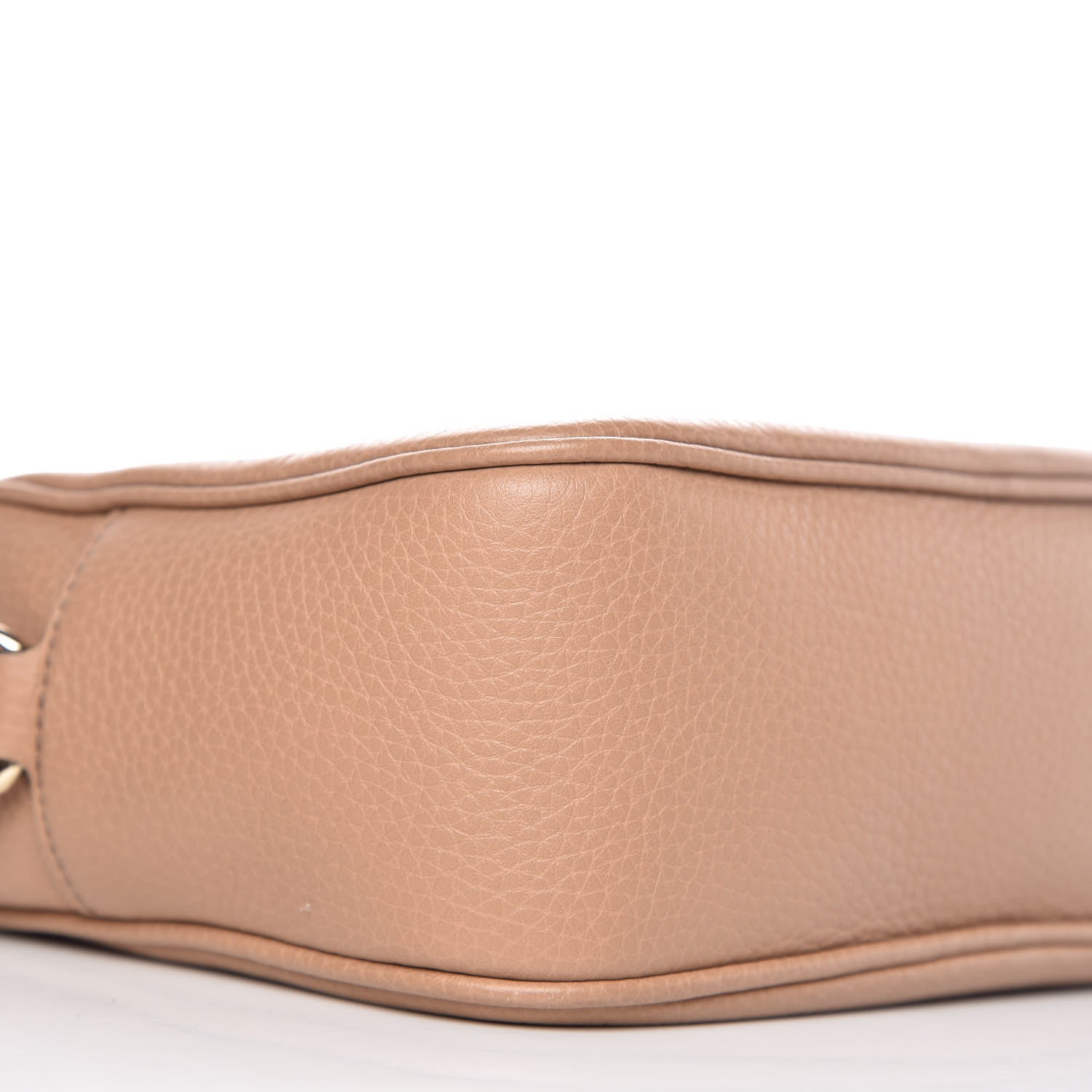 Gucci Pebbled Calfskin Small Soho Disco Bag Camelia 8 of 10