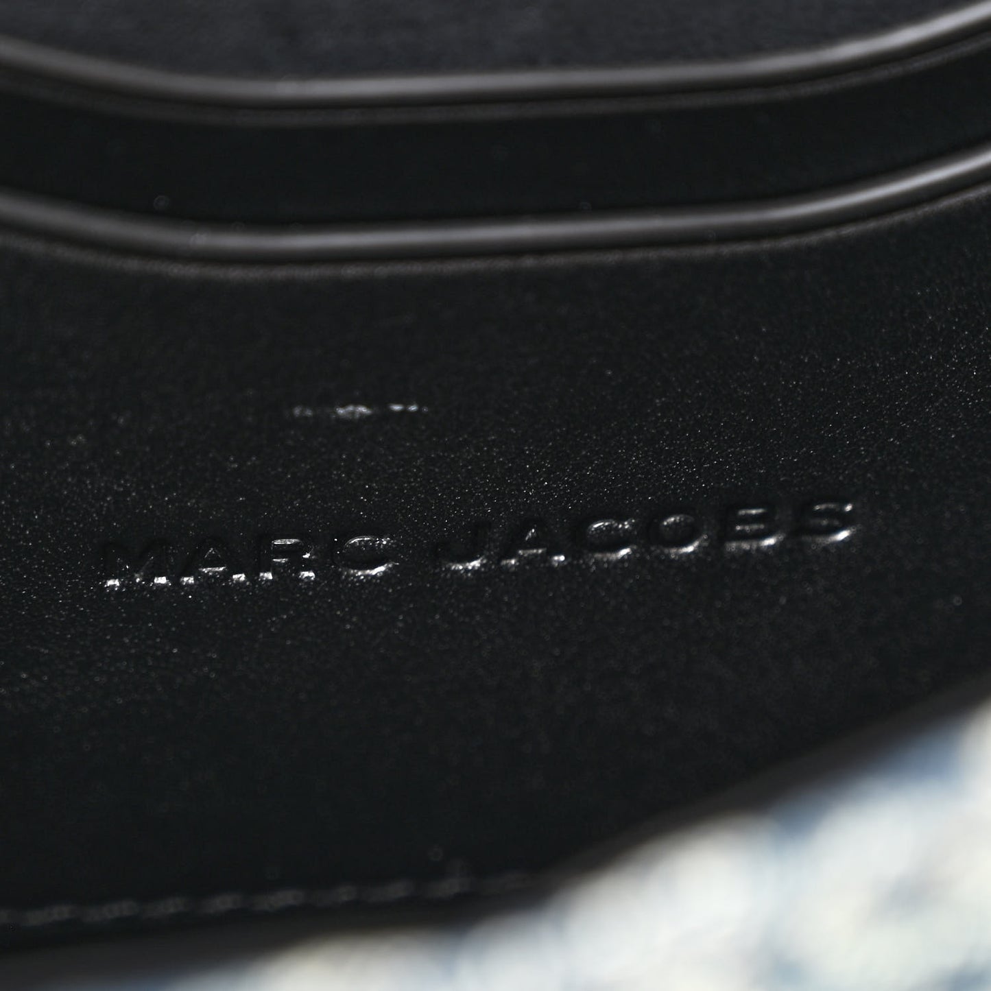 Sun Faded Denim Monogram The St Marc Mini Top Handle Bag Blue