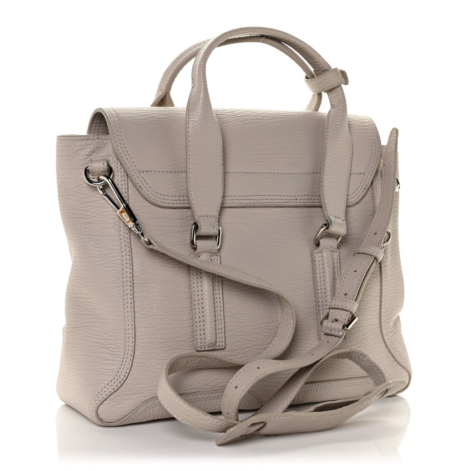 3.1 Phillip Lim Textured Calfskin Pashli Satchel Feather 2 of 11