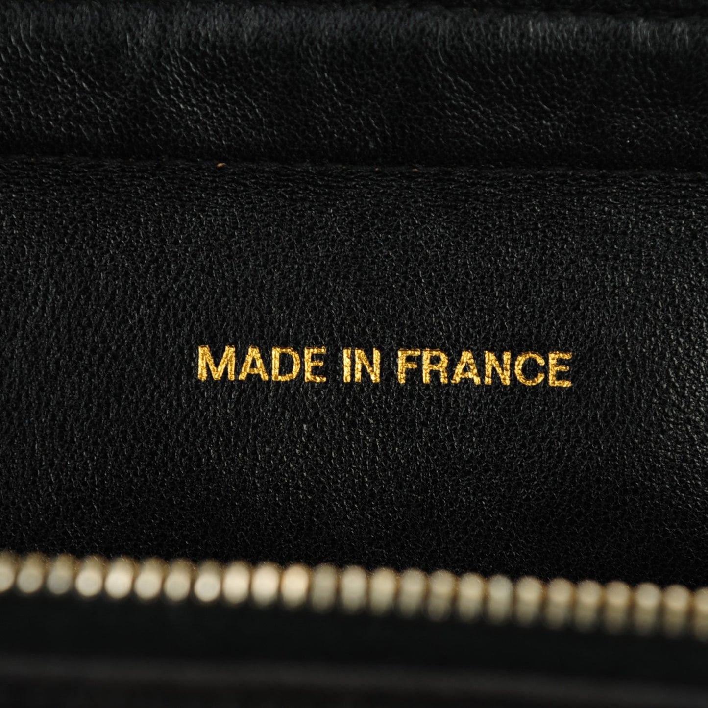 Lambskin Quilted Shoulder Bag Black