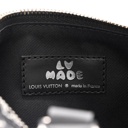Louis Vuitton X NIGO Taurillon Monogram Denim Drip Keepall XS Black 6 of 12