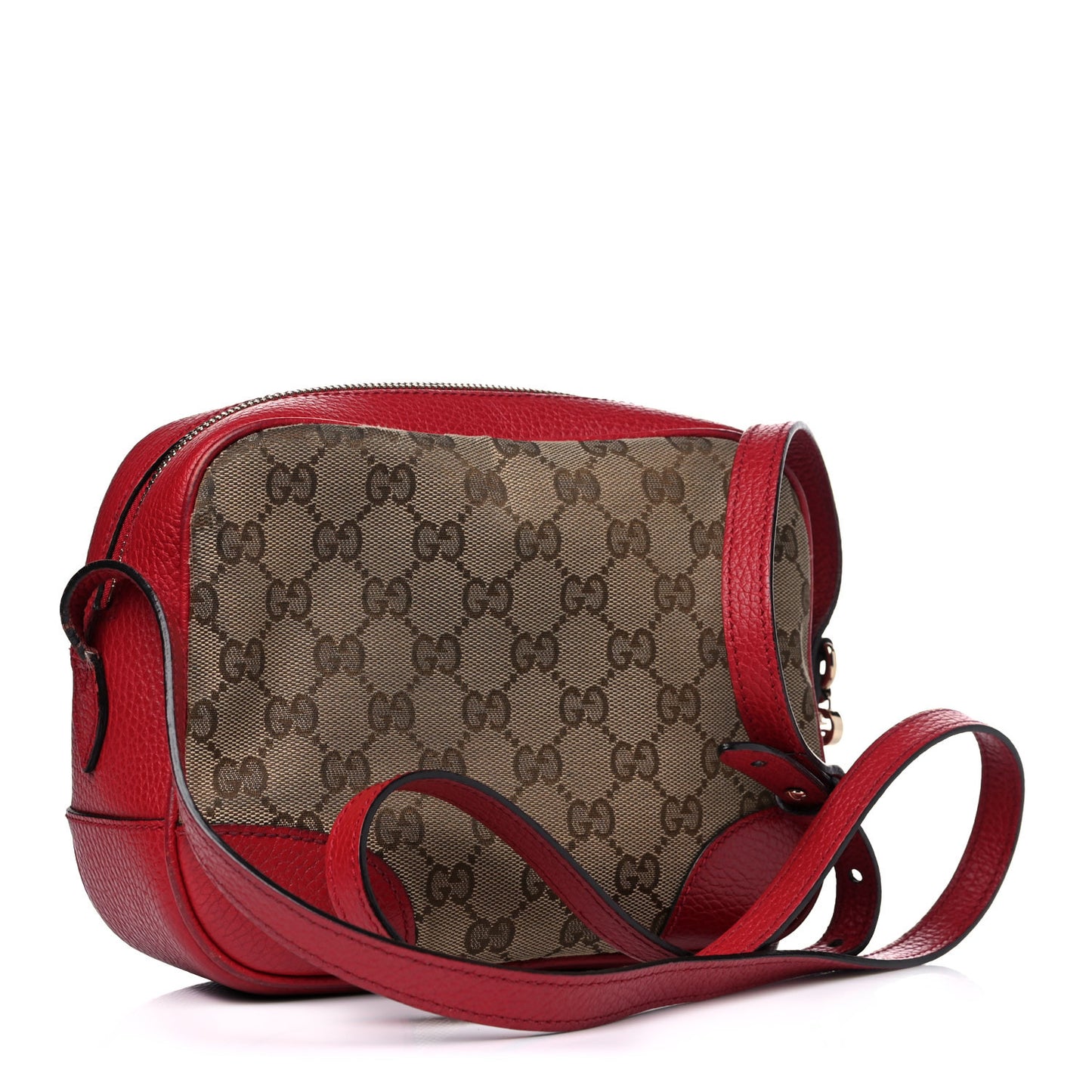 Monogram Mini Bree Messenger Bag Red