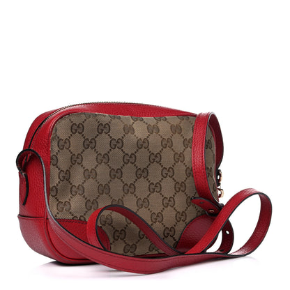 Gucci Monogram Mini Bree Messenger Bag Red 2 of 21