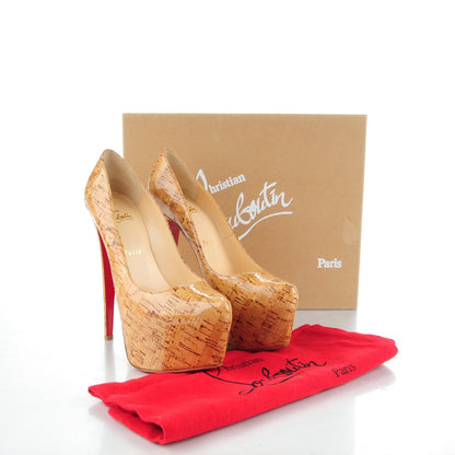 Christian Louboutin Cork Daffodile 160 Pumps 39.5 Naturale 9 of 9