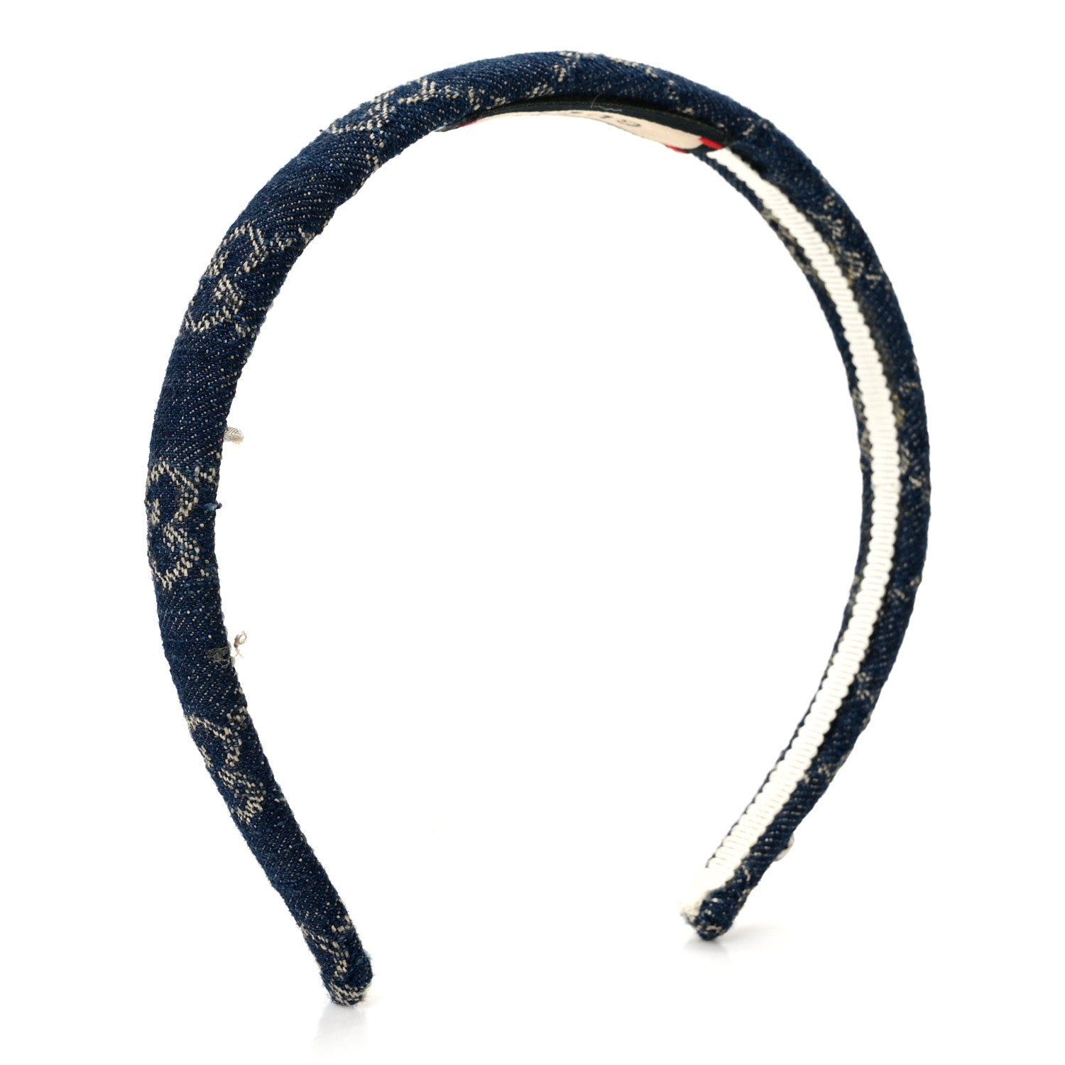 Gucci Denim Monogram Headband Blue 3 of 9