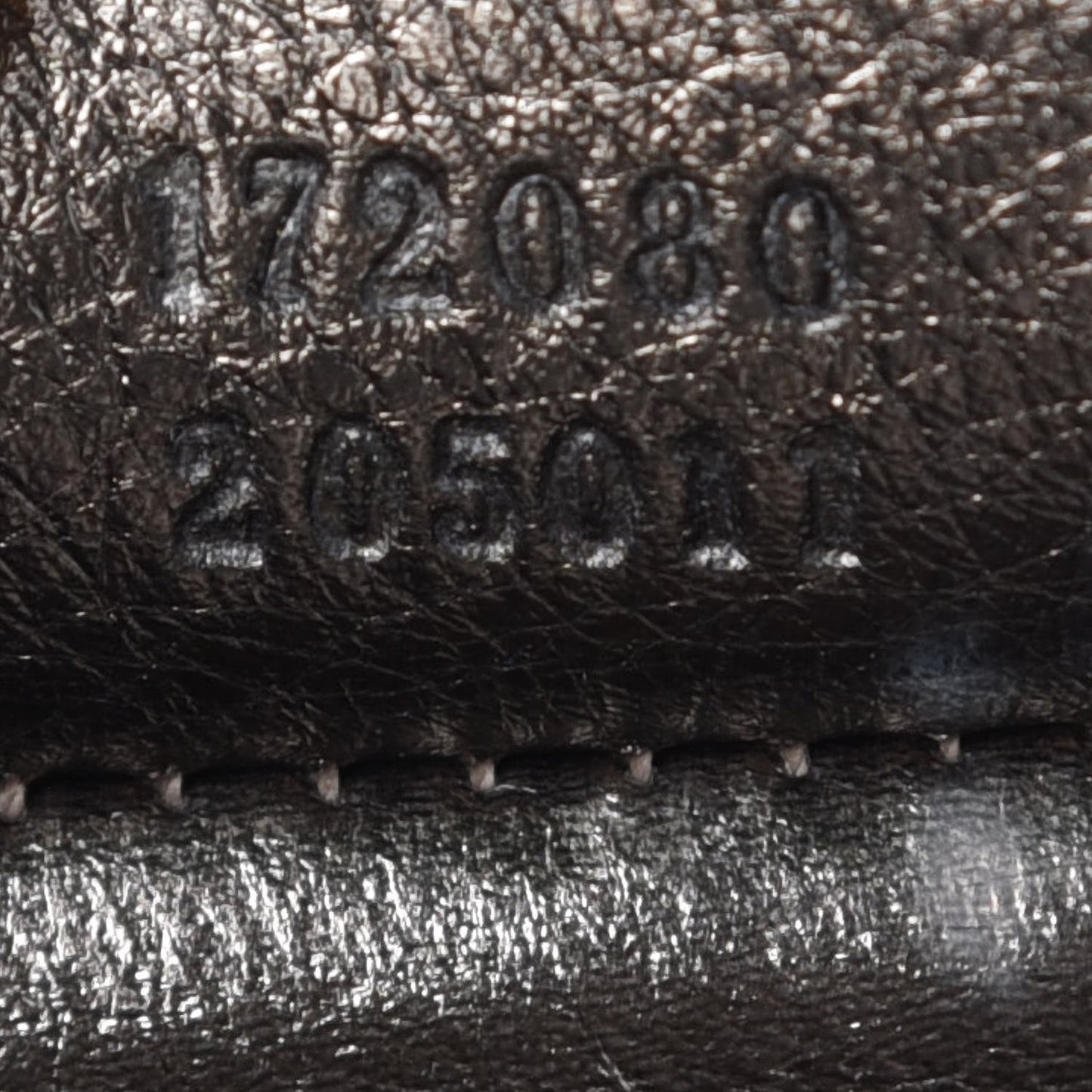 Metallic Calfskin Britt Clutch Pewter