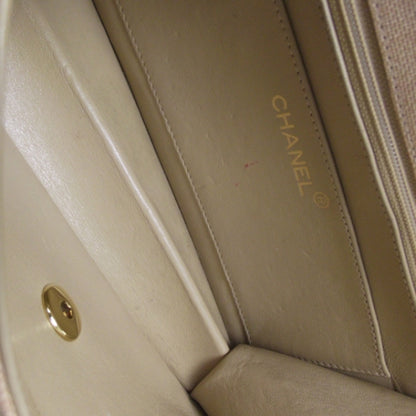 Chanel Straw Leather Flap Brown 7 of 13