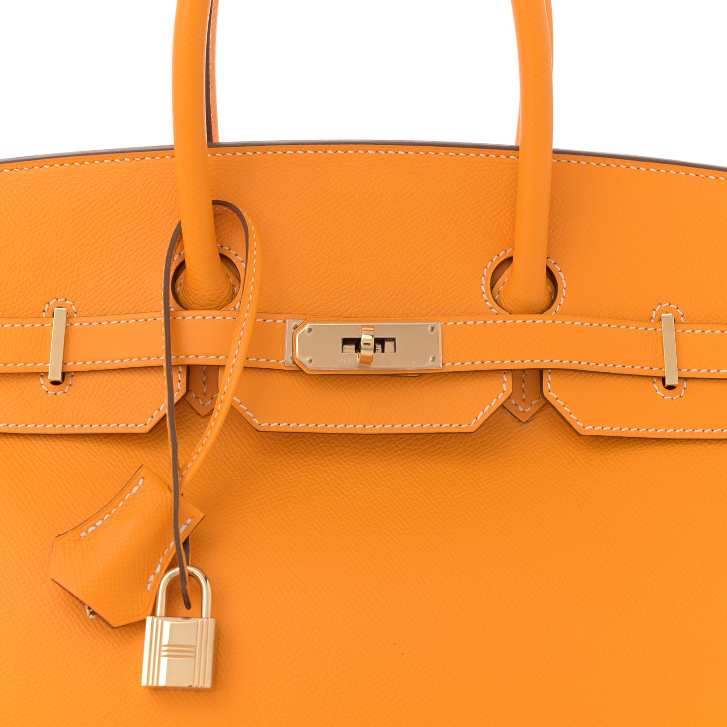 Epsom Candy Birkin 35 Jaune D'Or Feu