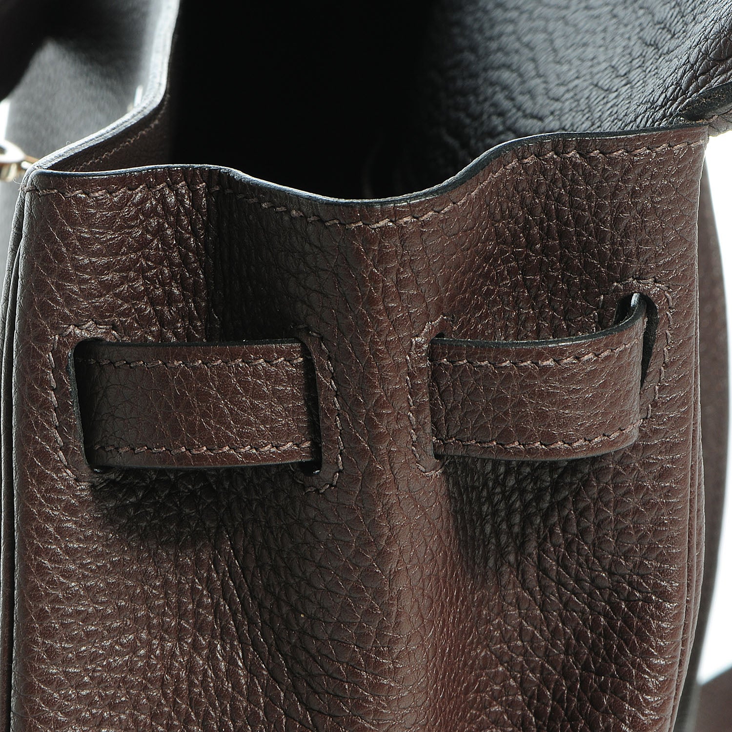 Hermes Togo Kelly Retourne 35 Chocolate 11 of 27