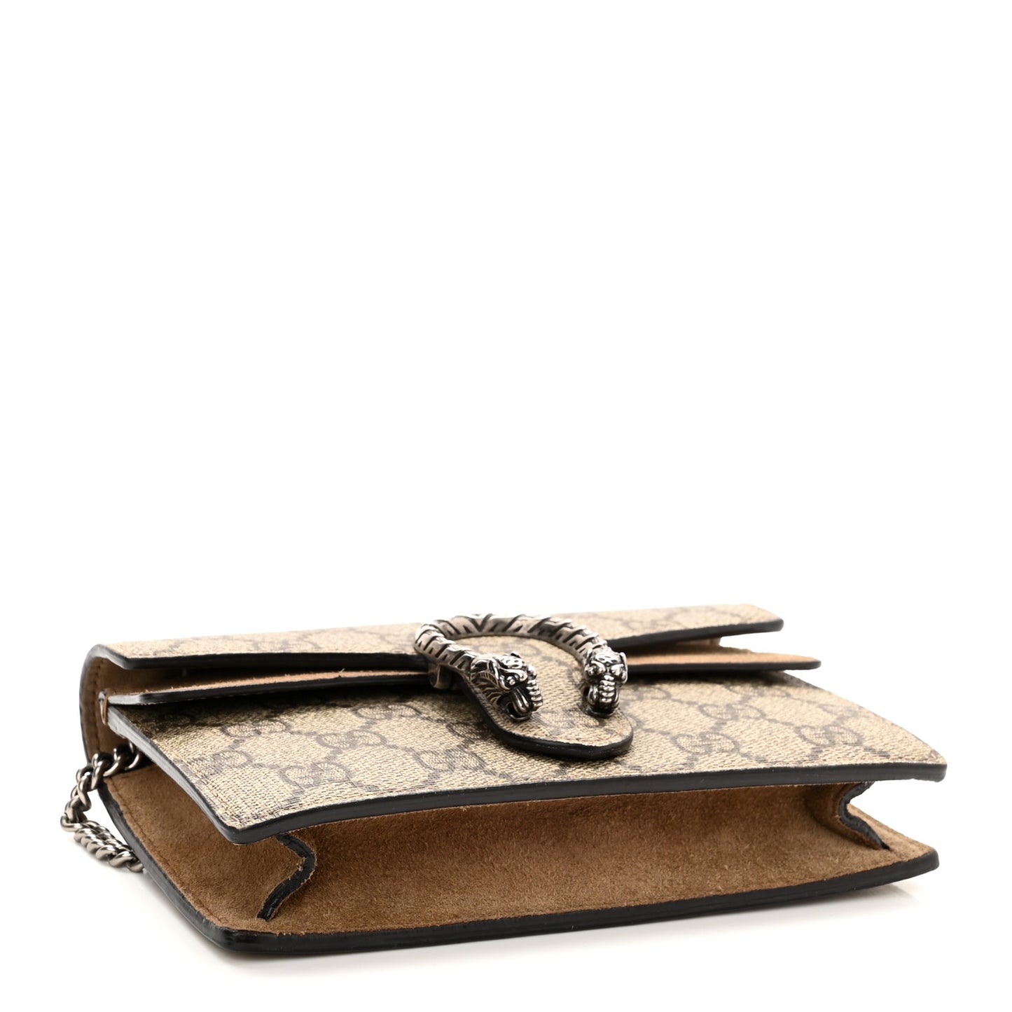 GG Supreme Monogram Super Mini Dionysus Shoulder Bag Taupe