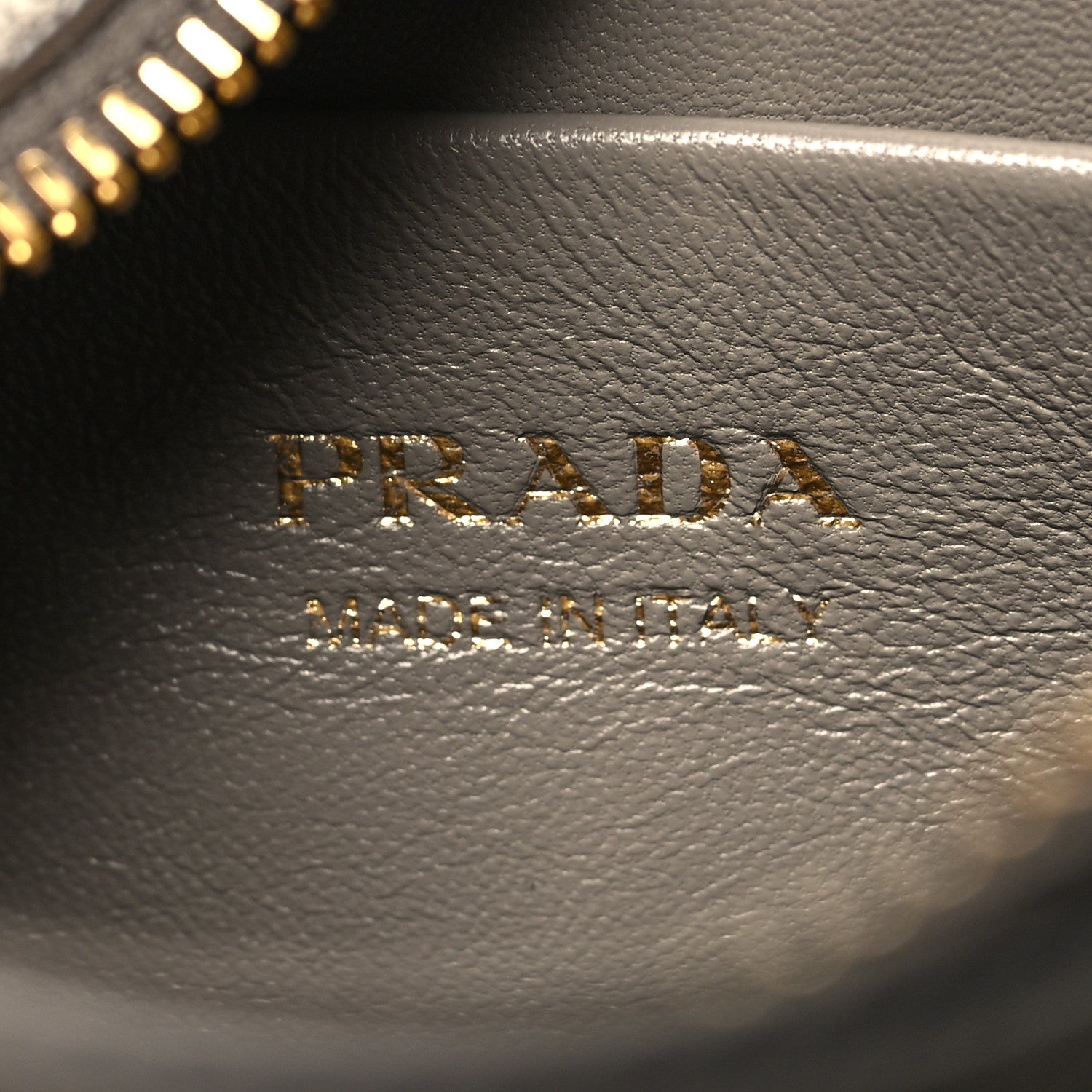 Prada Vitello Daino Soft Zippered Messenger Hobo Argilla 6 of 9