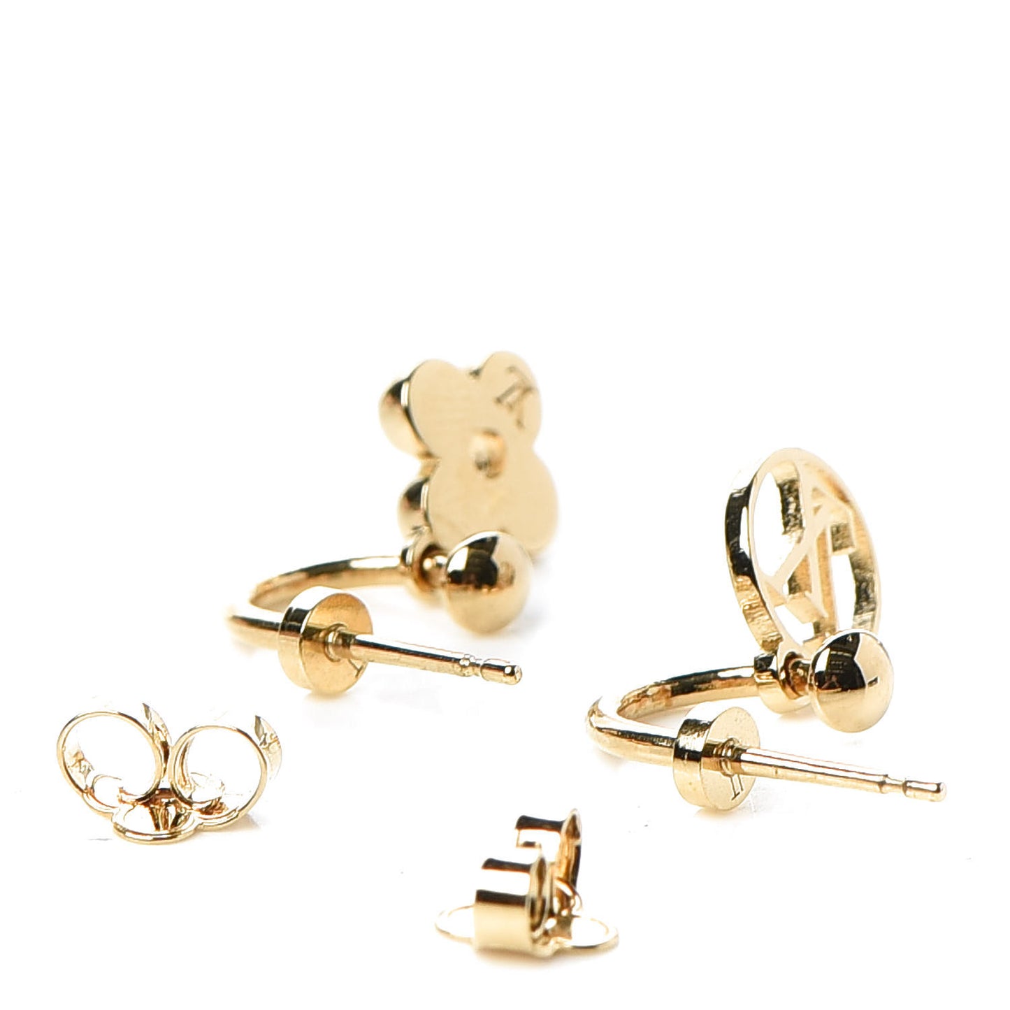 Brass Blooming Earrings Gold